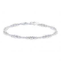 18ct White Gold 1.40cttw Diamond Bracelet