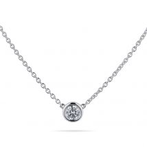 Gossamer 18ct White Gold 0.24ct Diamond Necklace