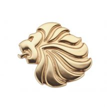 Team GB Sterling Silver Gold Plated Lion Head Pin