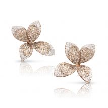 Giardini Segreti Earrings in 18ct Rose gold with Diamonds
