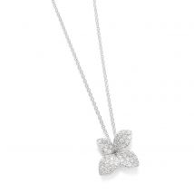 Petit Garden Necklace in 18ct White Gold with Diamonds