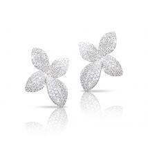Giardini Segreti Earrings in 18ct White Gold with Diamonds