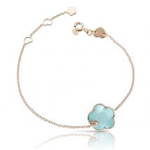 Ton Joli Bracelet in 18ct Rose Gold with Sea Moon gem and Diamonds