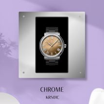 Watch on Wall Display Chrome