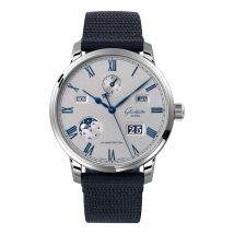 Senator Excellence Perpetual Calendar 42mm Mens Watch Silver