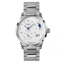PanoMaticLunar 40mm Mens Watch White