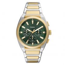Everett Bicolour Green Chronograph Mens Watch