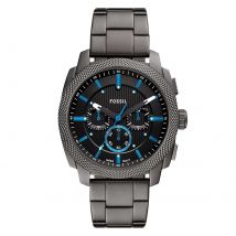 Machine Stainless Steel Grey Chronograph Mens Watch