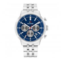Kent Blue Dial Bracelet Chronograph 43mm Mens Watch