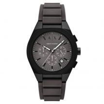 Sync Chronograph Grey Leather Mens Watch