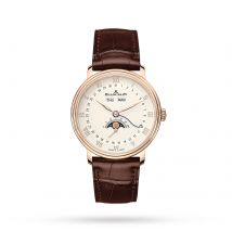 Villeret Quantieme Complet 38mm Mens Watch Cream