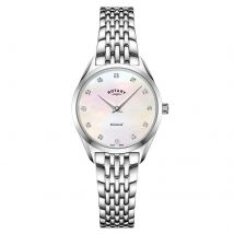 Ultra Slim 27mm Ladies Watch Mother Of Pearl