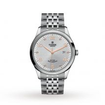 1926 41mm Mens Watch Steel Case Diamond-Set Silver Dial