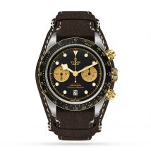Black Bay Chrono S&G 41mm Steel Case Brown Leather Strap