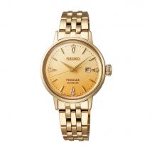 Presage Cocktail Time 'Eggnog' 30mm Ladies Watch Gold Ombre Dial
