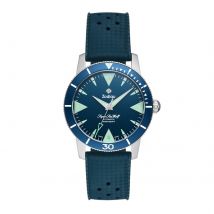 Super Sea Wolf Skin Diver Automatic Rubber Strap Watch