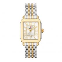 Deco Madison Mid Two-Tone 18K Gold-Plated Diamond Dial Ladies Watch