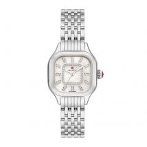 Meggie Stainless Steel Diamond Dial Watch