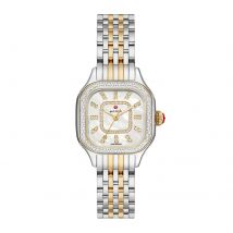 Meggie Two-Tone 18K Gold-Plated Diamond Watch