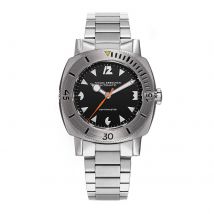 White Pacman Depthmaster 39mm Mens Watch Black