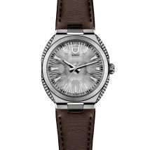 Circular S Silver Dial Fluted Sides 41mm