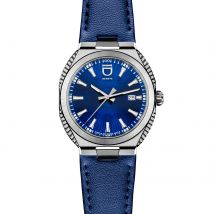 Circular S Blue Dial Fluted Sides 41mm