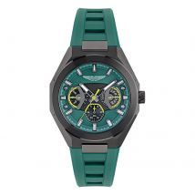 Quartz 42mm Mens Watch Green Dial