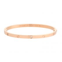 Love 6 Diamond Bracelet Small Model B6047617 - Size 17