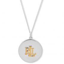 Lauren By Ralph Lauren Sterling Silver Two Toned Pendant