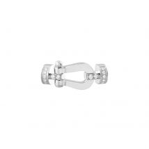 Force 10 18ct White Gold 0.11ct Diamond Buckle Medium Model