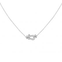 Force 10 18ct White Gold 0.06ct Diamond Necklace