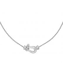 Force 10 18ct White Gold 0.36ct Diamond Necklace