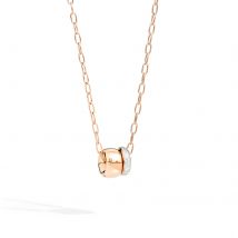 Iconica 18ct Rose & White Gold 0.33ct Diamond Pendant