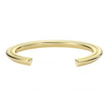Yellow Gold Coloured Hina Hidden Heart Bangle