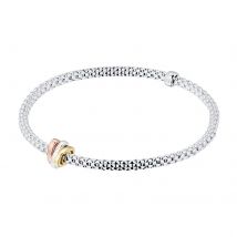 18ct Tri Tone Flex'it Prima Bracelet