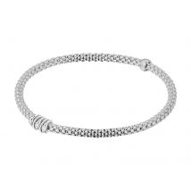 18ct White Gold Flex'it Prima 0.07cttw Diamond Bracelet