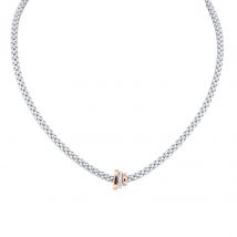 18ct White Gold Flex'it Prima Pave 0.10cttw Diamond Necklace