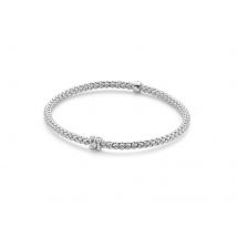 Flex'it White Gold Diamond Prima Bracelet- Size Medium