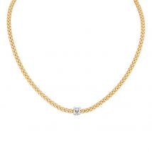 Flex'it Prima Yellow Gold Diamond Necklace