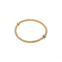 18ct Yellow & White Gold EKA Tiny 0.20cttw Diamond Bracelet