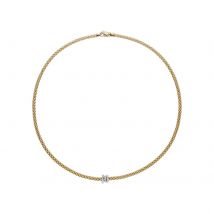 18ct Yellow & White Gold Flex'it Prima 0.31cttw Diamond Necklace
