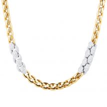 18ct Yellow & White Gold 3.92cttw Diamond Eka MiaLuce Necklace