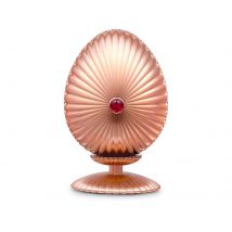 Colours of Love Limited Edition 18ct Rose Gold & Ruby 180 Mini Fluted Egg Objet