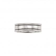 Sterling Silver Unisex Band Ring - Ring Size L