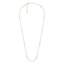Gucci Interlocking 18ct Yellow Gold Logo Necklace