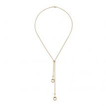 Horsebit 18ct Yellow Gold Lariat Necklace