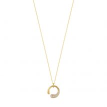 18ct Yellow Gold 0.33ct Diamond Mercy Pendant