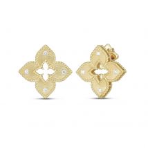 Venetian Princess 18ct Yellow Gold 0.10ct Diamond Stud Earrings