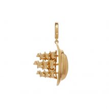 Annoushka x The Vampire's Wife Ship Charm Pendant In 18ct Yellow Gold
