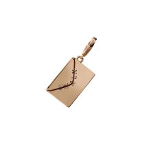 Annoushka x The Vampire's Wife Letter Charm Pendant In 18ct Yellow Gold
